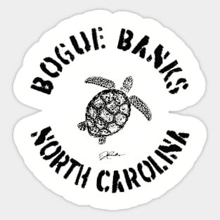 Bogue Banks, North Carolina, Sea Turtle Sticker